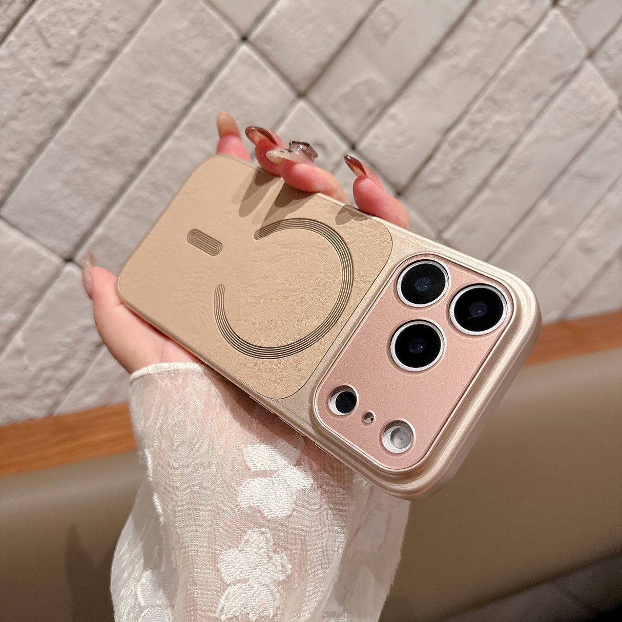 Carcasa Magnetica Mata, Flippy, pentru iPhone 17 Air, Argintiu