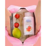 Geantă Frigorifică, Vivimall, cu Desene Animat, Portabilă pentru Copii, de Prânz, din Pânză Oxford, 22x14x19 cm, Model Iepuras, Roz - vivimall.ro