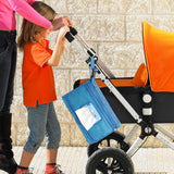 Geanta Multifunctionala, Vivimall, Tip Aleza de Schimbat Scutece, Impermeabila, din Panza Oxford, cu Buzunare, Usor de Agatat, 30 x 20 cm, Albastru - vivimall.ro