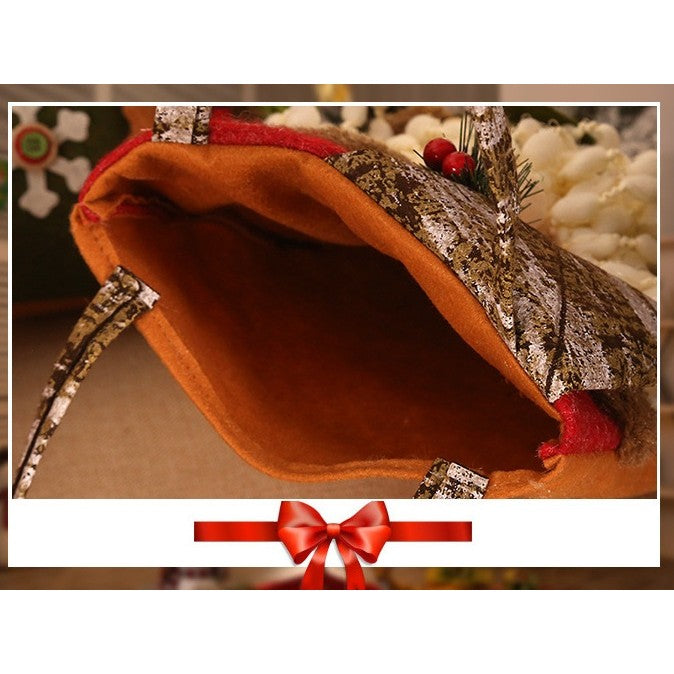 Geanta Pentru Cadouri De Craciun, Decoratiune Sarbatori - vivimall.ro