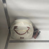 Geanta Termica pentru Pranz Vivimall, Multifunctionala, Compartimentata, Impermeabila, 2 Tipuri de Manere, 26x14.3x21.2 cm, Crem - vivimall.ro