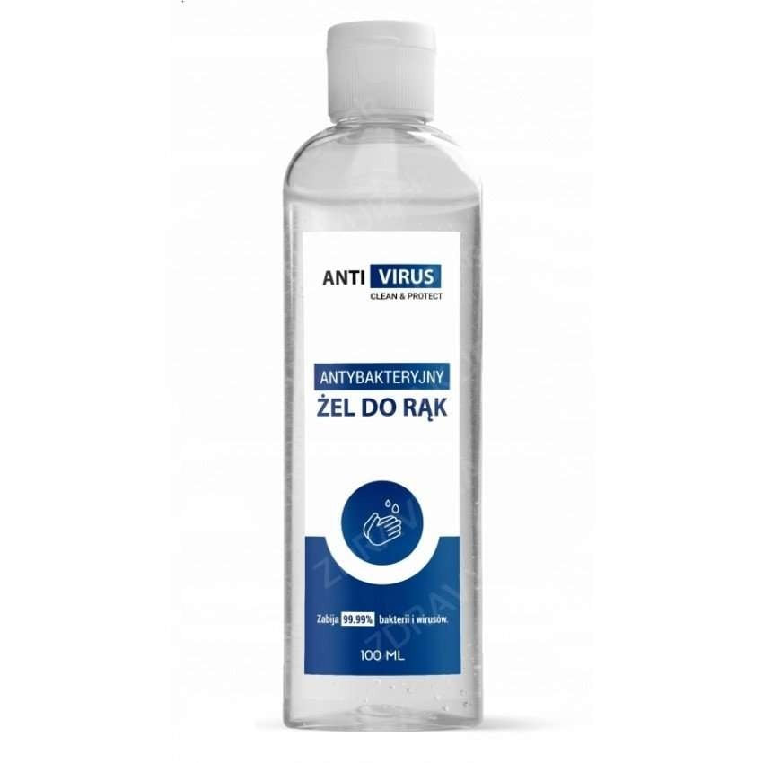 Antibakteriális kézfertőtlenítő gél vírusölő hatású, 80% etanol, 100 ml 