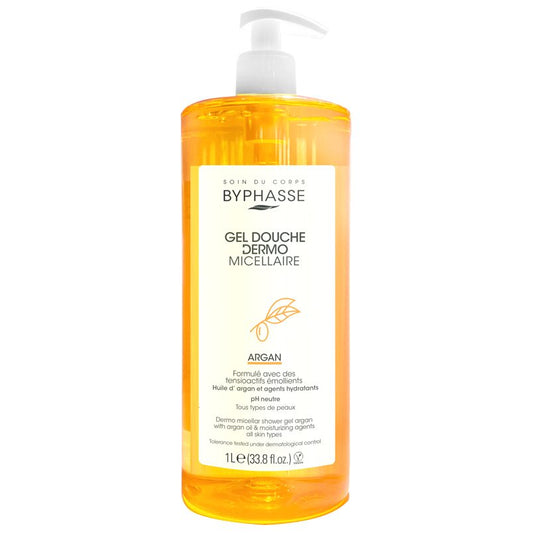 Byphasse tusfürdő, Dermomicellás, 1000 ml, argán