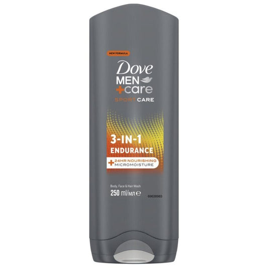 Gel de Dus, Dove, 250 ml Men 3in1 Endurance