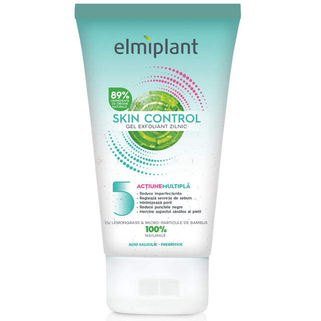 Gel Exfoliant, Elmiplant, Skin Control, 150 ml - vivimall.ro