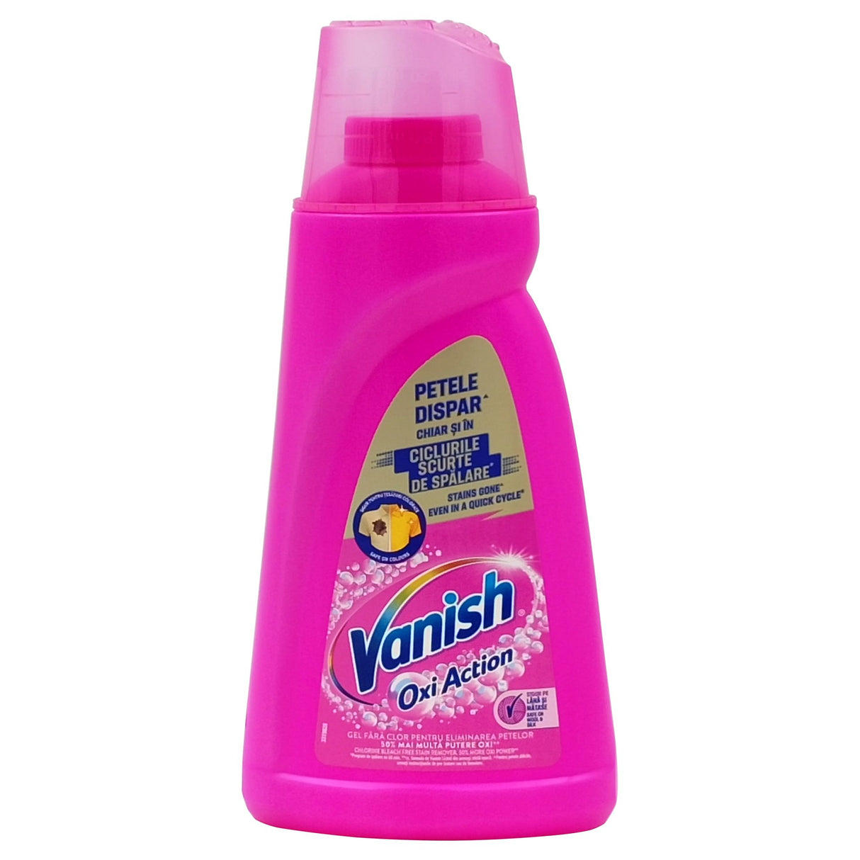 Gél, Vanish, Folttisztító 1 L Oxi Action Pink