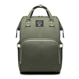 Rucsac Multifunctional pentru Mamici, Vivimall, din Panza Oxford, Compartimentare Multipla, Impermeabil, 43 x 18 x 26 cm, Verde Army - vivimall.ro