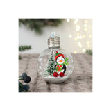 Glob de Craciun, Vivimall, cu LED, Model Pinguin, 10 x 5 x 3 cm, Multicolor - vivimall.ro