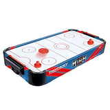 Masa Air Hockey Graffiti fara Picioare, Vivimall, PVC, 2 Pucuri, Tabela Scor, 2 Impingatoare, 76x38x9 cm, Albastru - vivimall.ro