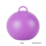 Greutate pentru Baloane, Vivimall, Accesoriu Party, 5.5x5.5 cm, 120 g, Mov - vivimall.ro