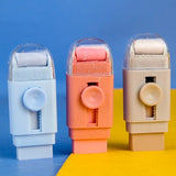 Radiera, Vivimall, cu 2 Rezerve, Reglare Pull-Push, din Cauciuc, Crem - vivimall.ro