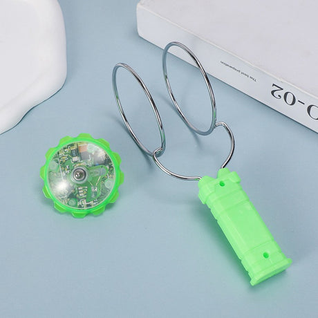 Jucarie Interactiva, Vivimall, Titirez Magnetic, cu Led, 19.8 x 5 cm, Verde - vivimall.ro