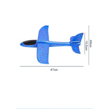Avion Planor Din Polistiren In Punga, Lungime 47 Cm - vivimall.ro