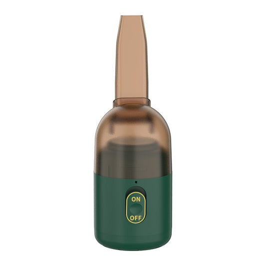 Aspirator Portabil pentru Automobil, Vivimall, Aspirator mic fara Fir, pentru Casa si Masina, incarcare USB, 2 in 1, 16.3x6 cm, Verde - vivimall.ro