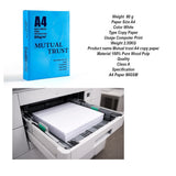 Hârtie multifuncțională Mutual Trust A4 80g, compatibilă imprimante inkjet și laser