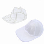 Husa de Spalare Sapca, Vivimall, pentru Masina de Spalat, din Poliester, Circumferinta 53 cm, cu Fermoar, cu Suport Sapca, Alb - vivimall.ro