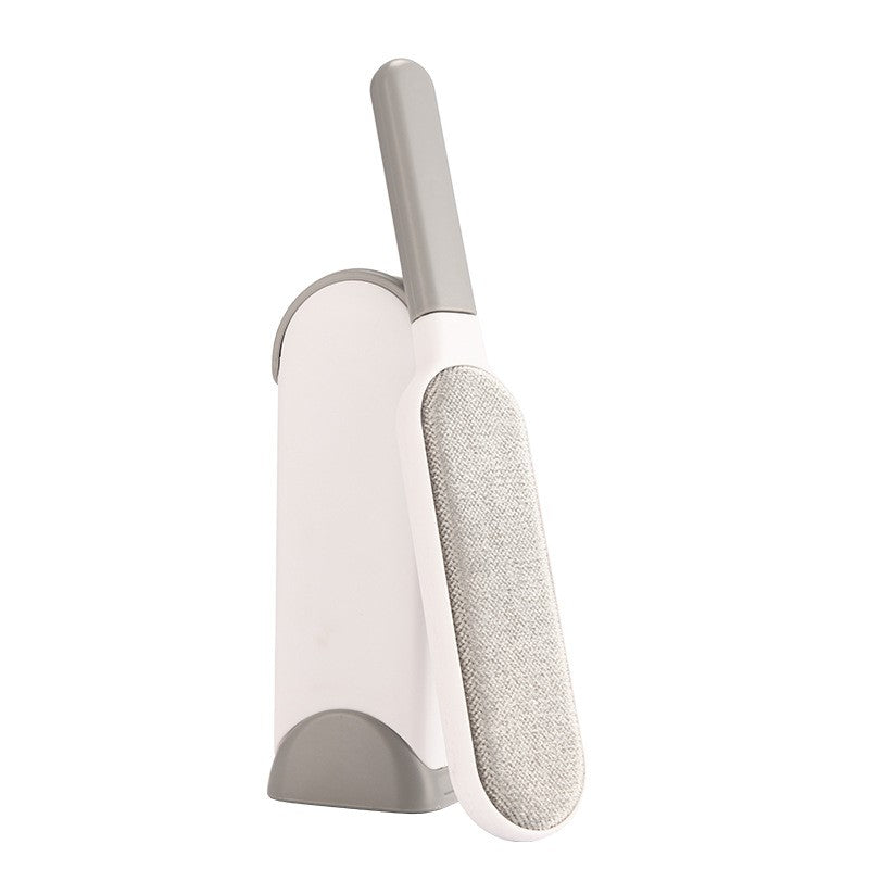 Perie Electrostatica, Flippy, Pentru Curatarea Parului de pe Haine si Tapiterii, 2 Fete, Autocuratare, 33 x 7.5 cm, Gri