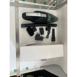 Aspirator de Mana Portabil Turbo, Vivimall, pentru Uz Caznic sau Auto, Functie de Aspirare Umeda si Uscata, Incarcare la Priza, 32.000 rot/min, Putere 120W, Aspirare cu Vid de 4 Bar, 5 Accesorii pentru Spatii Inguste, Negru - vivimall.ro