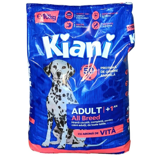 Száraztáp, Kiani, 10 kg Marha