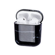 Husa AirPods cu Inel Prindere Marble Negru - vivimall.ro
