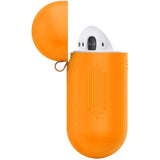Husa AirPods cu Inel Prindere Portocaliu - vivimall.ro