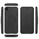 Husa de Protectie, Flippy, pentru Apple iPhone 11, Defender Model 3 cu Suport, Silicon, Plastic, Negru - vivimall.ro