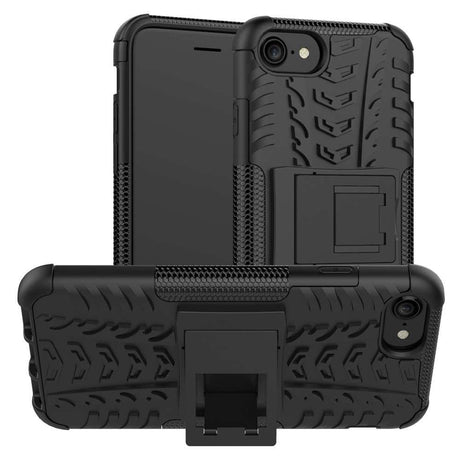 Husa de Protectie, Flippy, pentru Apple iPhone 11, Defender Model 3 cu Suport, Silicon, Plastic, Negru - vivimall.ro