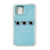 Husa Apple iPhone 13, Vivimall, din Silicon Lichid, Interior din Microfibra, Lentile Fosforescente de Protectie Camera, Anti Amprenta, Rezistenta la Socuri, Bleu - vivimall.ro