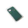 Husa Apple iPhone 13, Vivimall, din Silicon Lichid, Interior din Microfibra, Lentile Fosforescente de Protectie Camera, Anti Amprenta, Rezistenta la Socuri, Verde - vivimall.ro