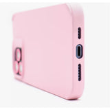 Husa Apple iPhone 13 Pro, Vivimall, din Silicon Lichid, Interior din Microfibra, Lentile Fosforescente de Protectie Camera, Anti Amprenta, Rezistenta la Socuri, Roz - vivimall.ro
