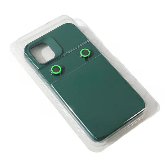 Husa Apple iPhone 14 Pro, Vivimall, din Silicon Lichid, Interior din Microfibra, Lentile Fosforescente de Protectie Camera, Anti Amprenta, Rezistenta la Socuri, Verde - vivimall.ro