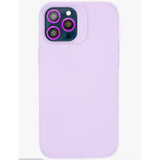 Husa Apple iPhone 15 Pro, Vivimall, din Silicon Lichid, Interior din Microfibra, Lentile Fosforescente de Protectie Camera, Anti Amprenta, Rezistenta la Socuri, Mov - vivimall.ro