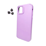 Husa Apple iPhone 15 Pro, Vivimall, din Silicon Lichid, Interior din Microfibra, Lentile Fosforescente de Protectie Camera, Anti Amprenta, Rezistenta la Socuri, Mov - vivimall.ro