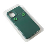 Husa Apple iPhone 15 Pro Max, Flippy, din Silicon Lichid, Interior din Microfibra, Lentile Fosforescente de Protectie Camera, Anti Amprenta, Rezistenta la Socuri, Verde - vivimall.ro
