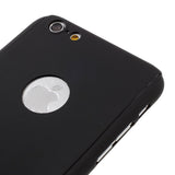 Husa Apple iPhone 6/6S Full Cover 360 Negru + Folie de protectie - vivimall.ro