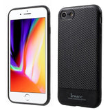 Husa Apple iPhone 6/6S IPAKY Carbon Fiber Negru - vivimall.ro