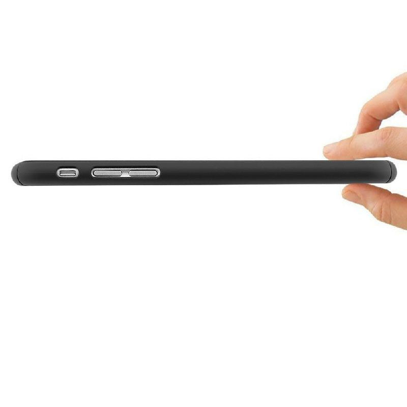 Husa Apple iPhone 6/6S IPAKY Full Cover 360 Negru + Folie Cadou - vivimall.ro