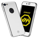 Husa Apple iPhone 6/6S Joyroom (Fata + Spate) Argintiu + Folie de protectie - vivimall.ro