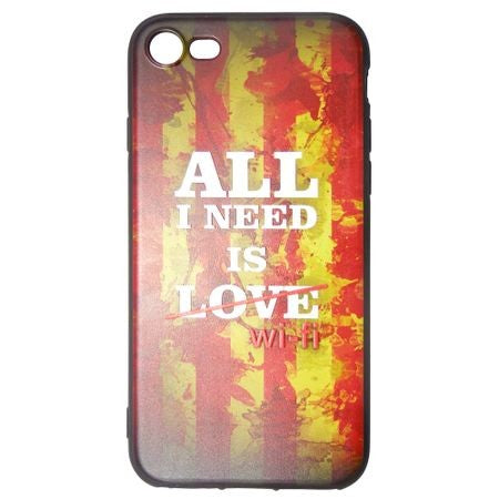 Husa Apple iPhone 6/6S Multicolor Mesaj Love - vivimall.ro