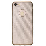 Husa Apple iPhone 6/6S Plus i-Zore Carbon Fiber Auriu - vivimall.ro