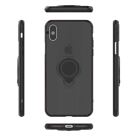 Husa Apple iPhone 6 Armor Ring cu inel magnetic Negru - vivimall.ro