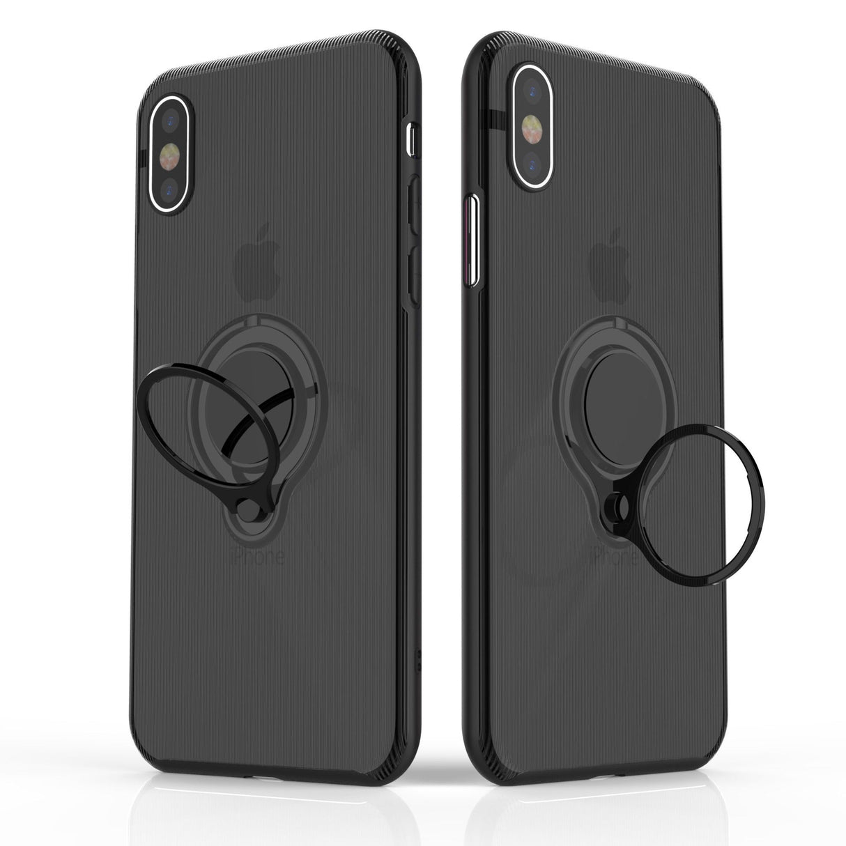 Husa Apple iPhone 6 Armor Ring cu inel magnetic Negru - vivimall.ro