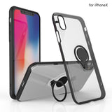 Husa Apple iPhone 6 Armor Ring cu inel magnetic Transparent - vivimall.ro