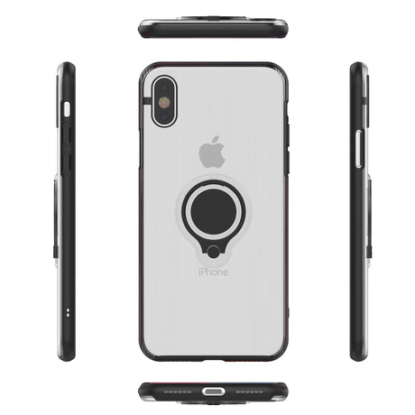 Husa Apple iPhone 6 Armor Ring cu inel magnetic Transparent - vivimall.ro