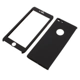 Husa Apple iPhone 6 Plus/6S Plus Full Cover 360 Negru + Folie de protectie - vivimall.ro