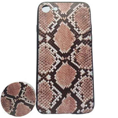 Husa Apple iPhone 6 Plus/6S Plus Multicolor Model Sarpe 2 + Popsocket inclus - vivimall.ro