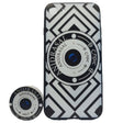 Husă Apple iPhone 7/8 model cameră foto multicolor cu popsocket inclus, vedere frontală