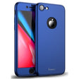 Husa Apple iPhone 7 IPAKY Full Cover 360 Albastru + Folie Cadou - vivimall.ro