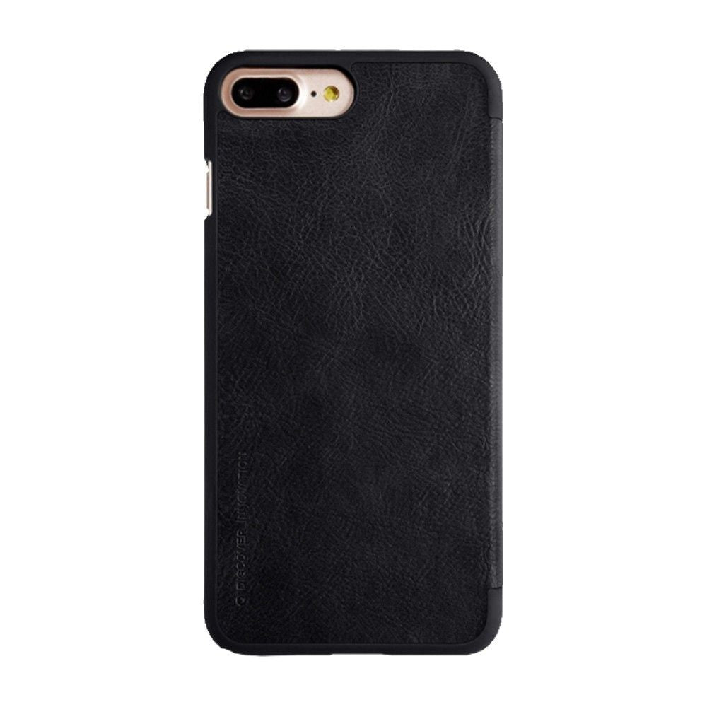 Husa Apple iPhone 7 NIllkin Qin Flip Negru - vivimall.ro