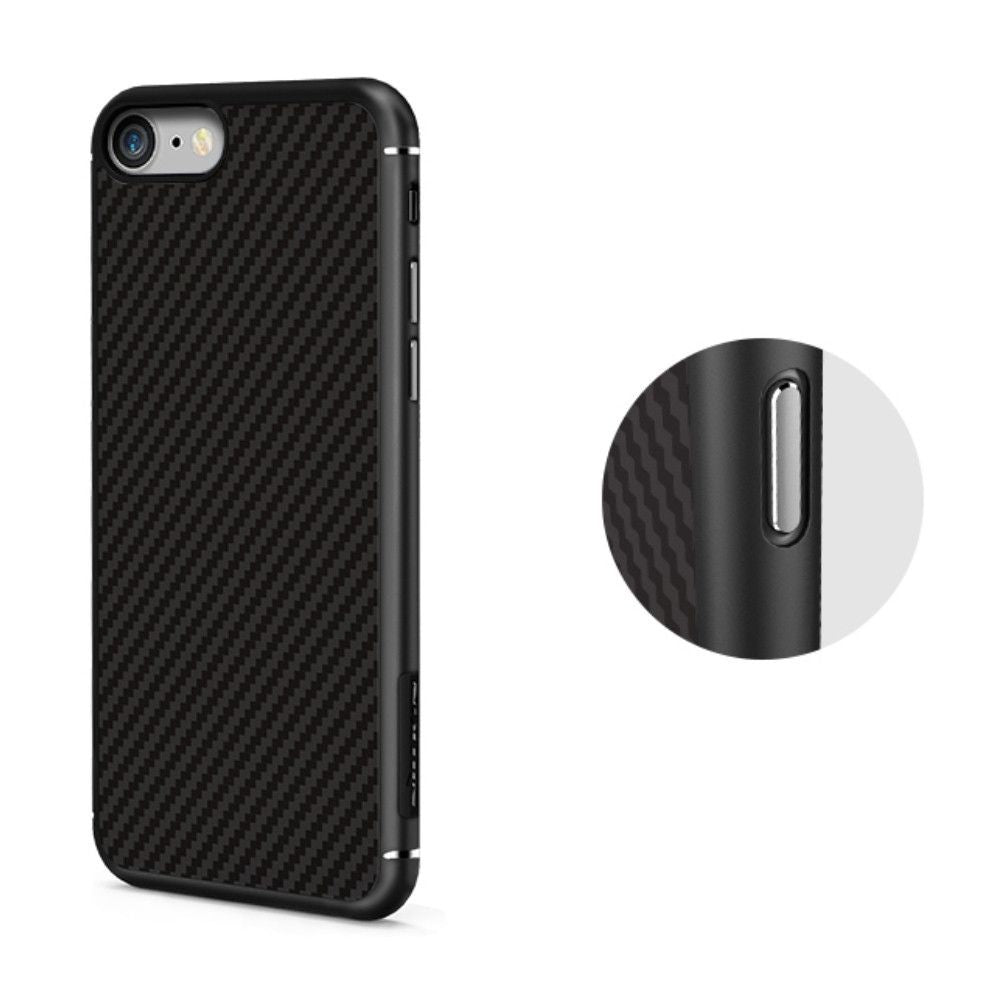 Husa Apple iPhone 7 Nillkin Synthetic Fiber Negru - vivimall.ro